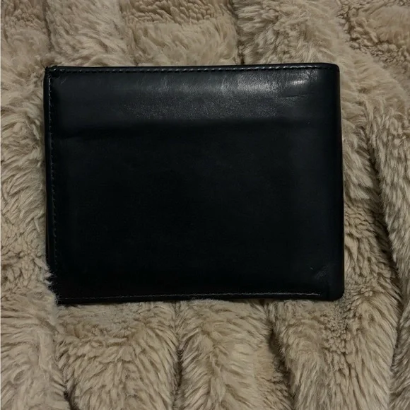 Polo Ralph Lauren Black Leather Bi-Fold Wallet - Picture 7 of 9